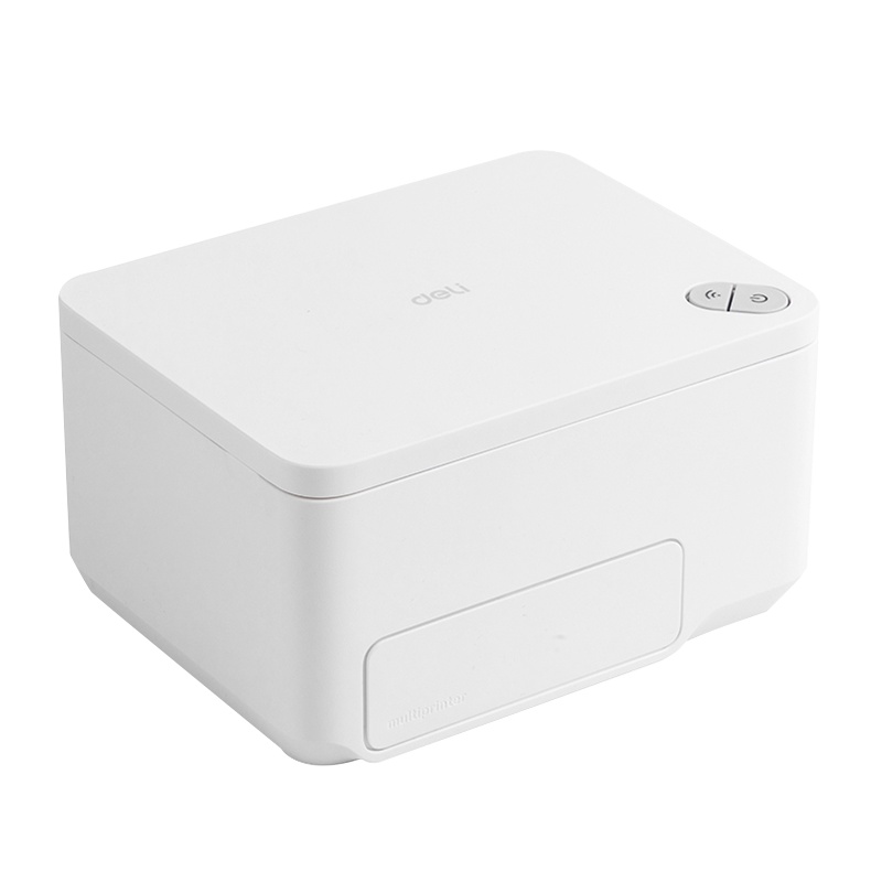 得力(deli)X10小型手机照片打印机便携式喷墨无线彩色相片冲印拍立得手账洗照片机神器智能相机证件打印机 白色