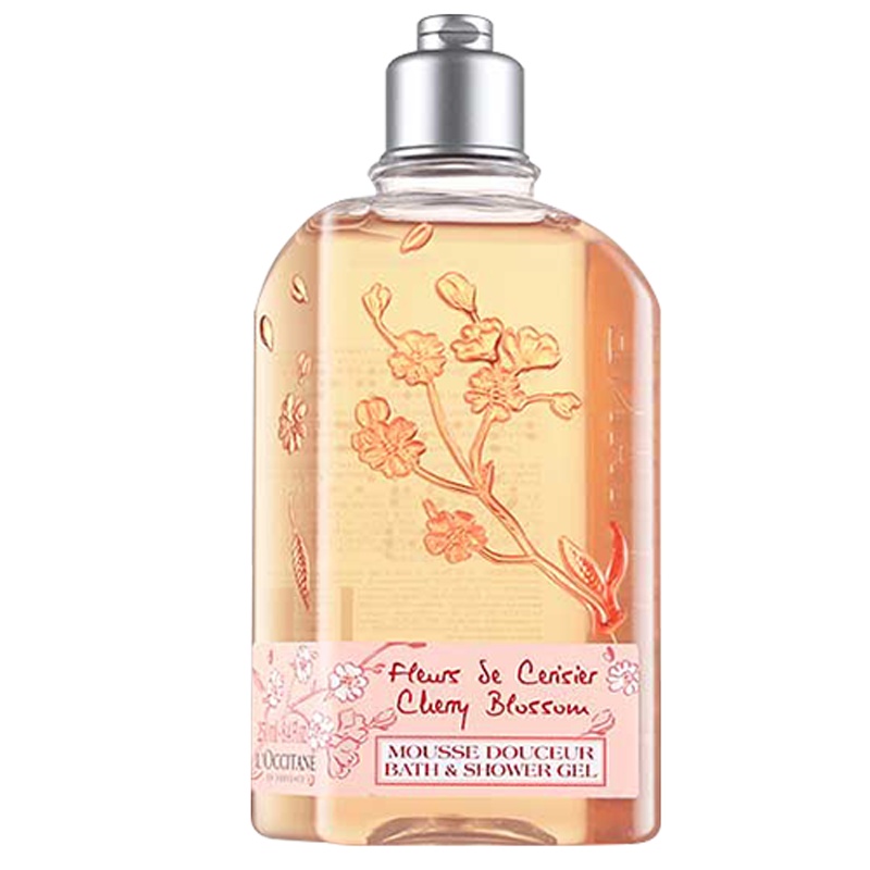 欧舒丹 甜蜜樱花沐浴啫喱 250mL 泡泡浴全身保湿滋润