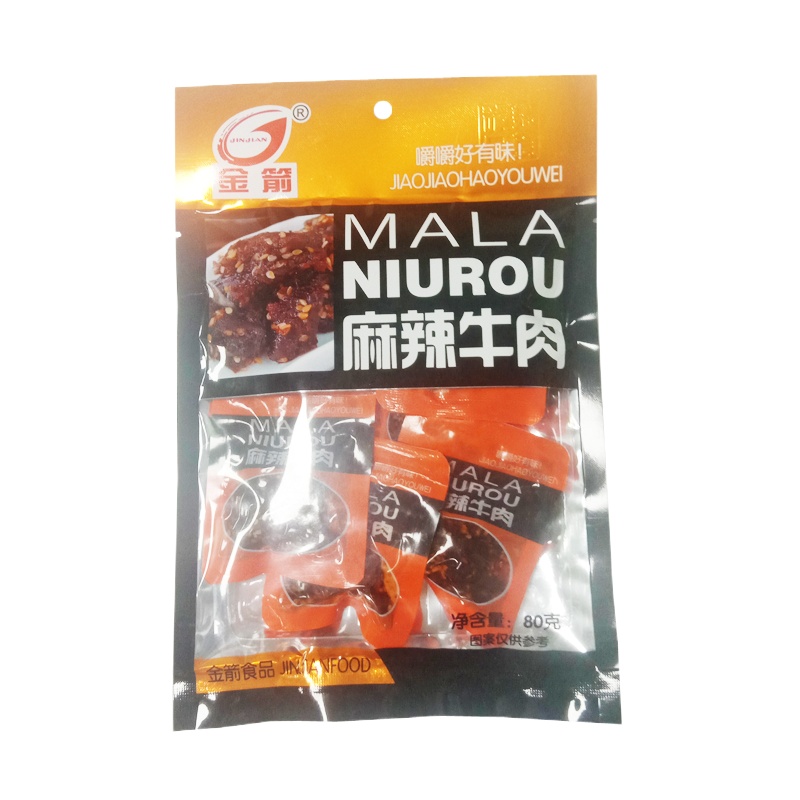 金箭麻辣牛肉80g 袋