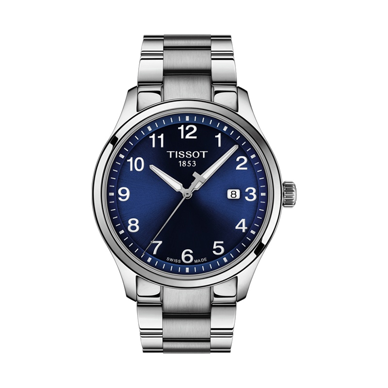 【618预售】天梭(TISSOT)瑞士手表 商务轻奢 速驰系列钢带男士石英表T116.410.11.047.00