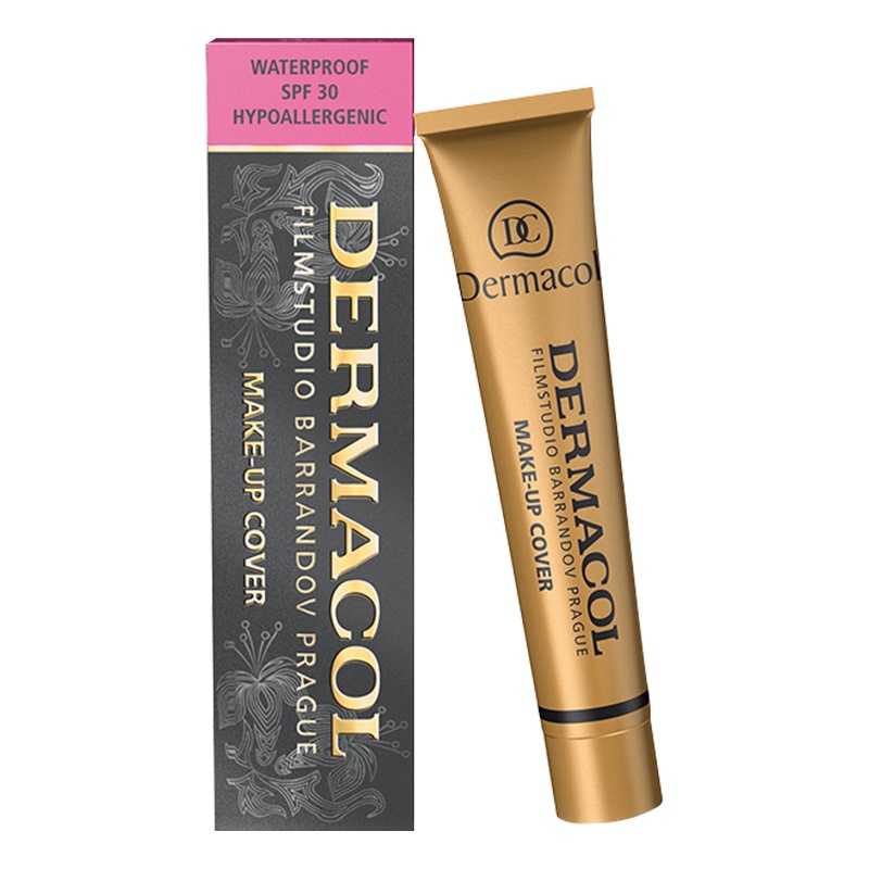 Dermacol/黛玛蔻 粉底液遮瑕膏 有效遮盖雀斑黑眼圈 210# 自然色 30g 多色可选[李佳奇推荐]