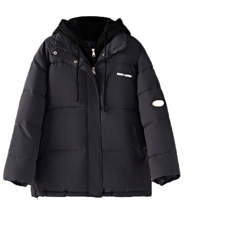 [D清仓福利 买2送1]拉夏贝尔旗下LA CHAPELLE HOMME韩版收腰棉服女东大棉衣外套2021冬季小个子面包服