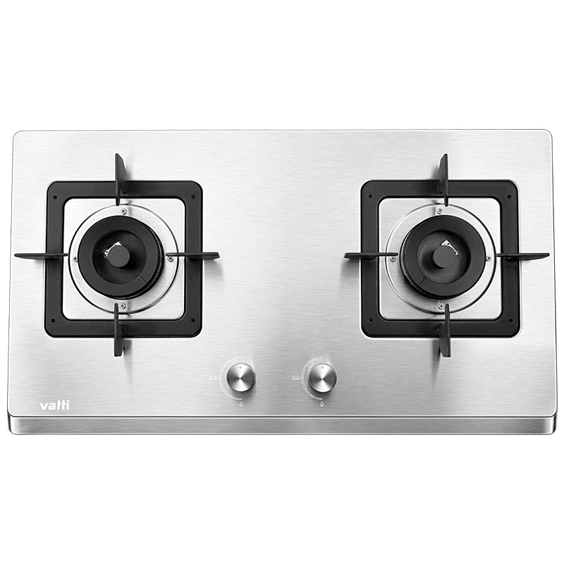 华帝(vatti)4.5kW火力燃气灶天然气台式灶双眼灶家用不锈钢台嵌两用熄火保护JZT-i10063A