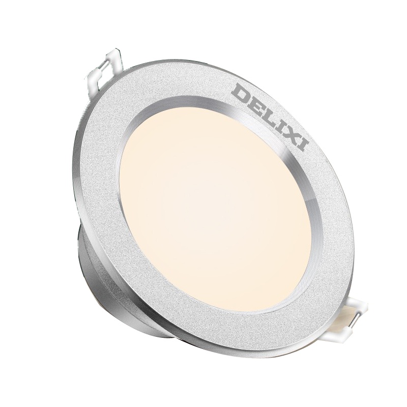 德力西 led筒灯3w三色超薄孔灯客厅吊顶天花灯嵌入洞灯5w桶灯射灯