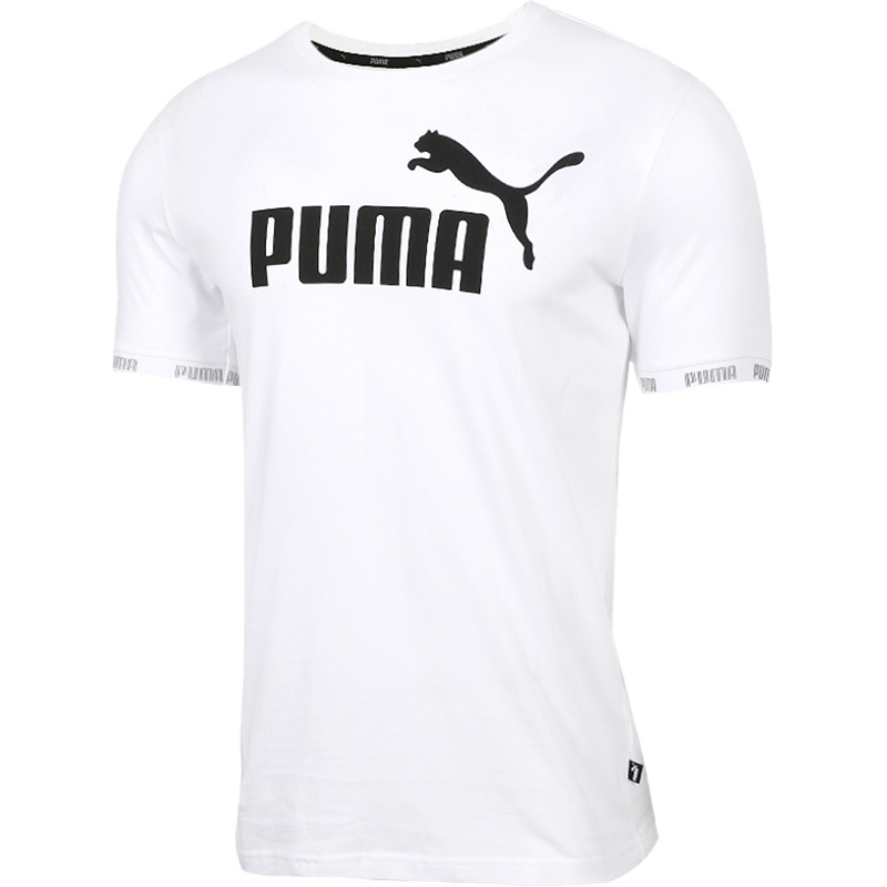 PUMA彪马官 春夏男子 Logo 圆领短袖T恤Amplified 844627