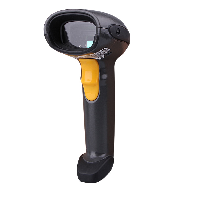 斑马(ZEBRA)LS4208 条码扫描枪 一维条码扫描枪 一维条码枪 平板式扫描器 USB线 黑色