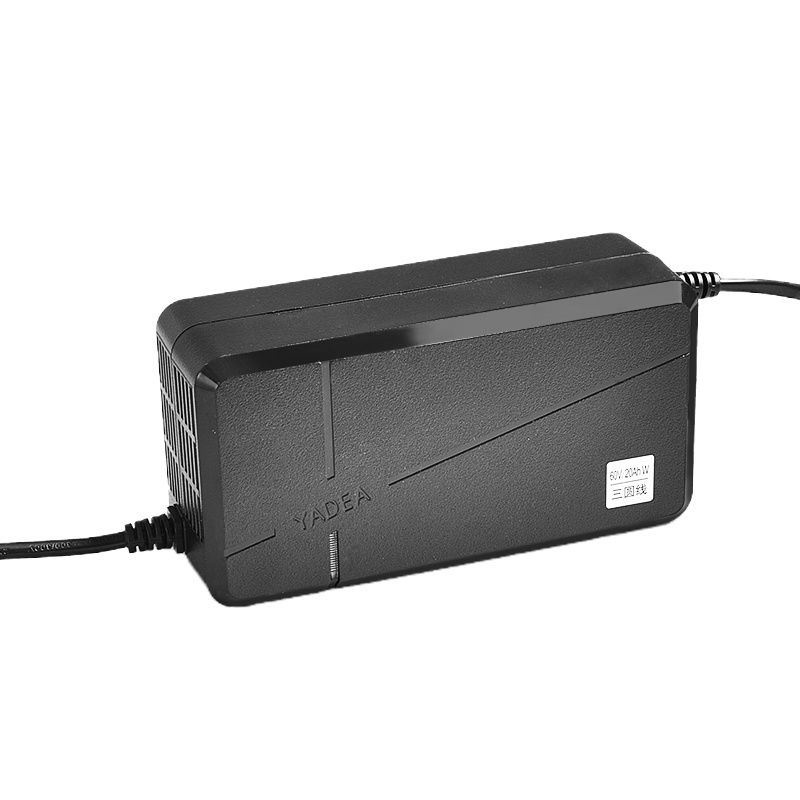 雅迪电动车原装 铅酸电池充电器 60V20AH通用电瓶车充电器智能散热品字头充电器