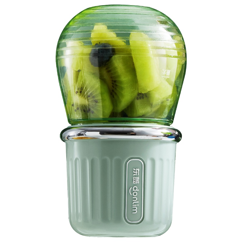 东菱(Donlim)榨汁机家用小型迷你 无线便携式 多功能泡泡果汁机榨汁杯DL-1106薄荷绿