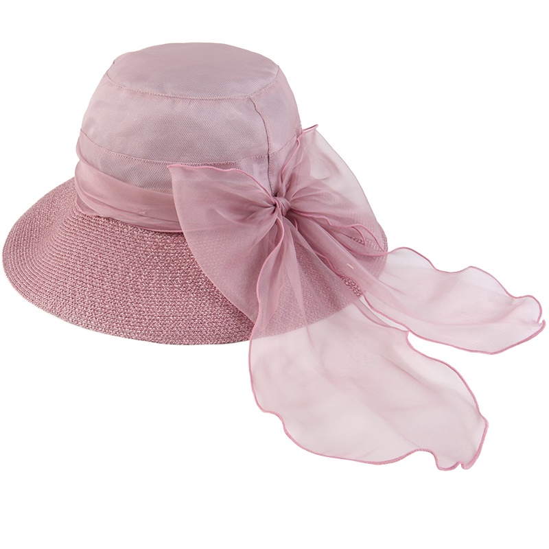 上海故事夏季遮掩防晒真丝帽子女士网红款时尚韩版潮沙滩太阳草帽