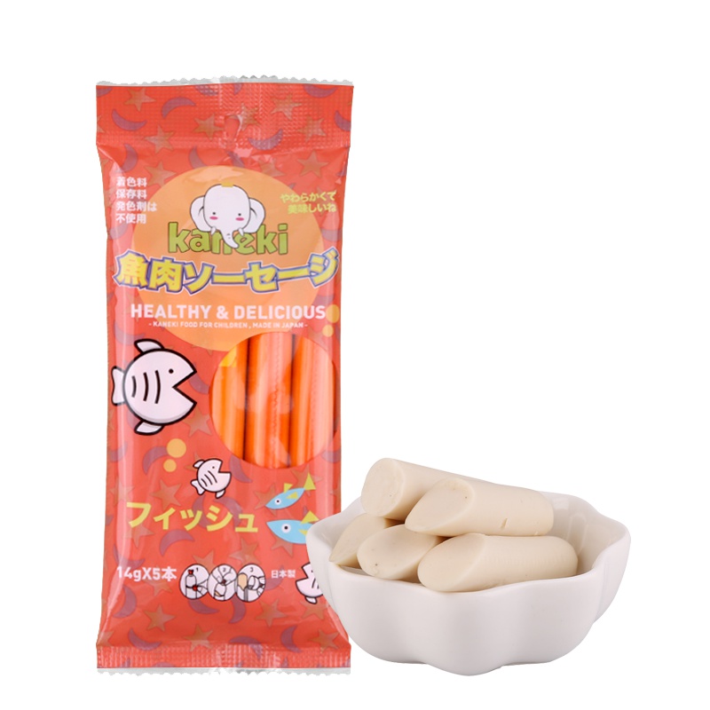 卡爱迪Kaneki 原味鱼肠70g（14g*5根）儿童休闲零食火腿肠