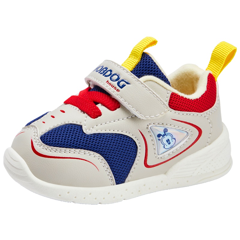 BOBDOG house 巴布豆2019秋季新款软底婴儿步前鞋男女宝宝鞋子儿童机能鞋