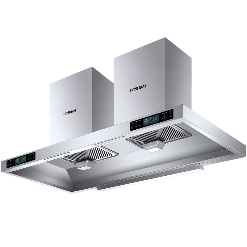 企购优品方帅(FOSHUAI)CXW-200-T502 开放式厨房双电机自动清洗顶吸不锈钢排烟罩 1.8米双电机商用