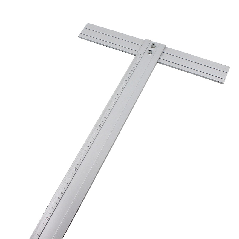 STK 铝合金丁字尺 T型尺 划玻璃直角尺 1.2M