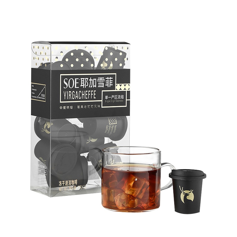 瑞幸咖啡（luckin coffee）SOE耶加雪菲冷萃冻干速溶咖啡粉无蔗糖速溶黑咖啡
