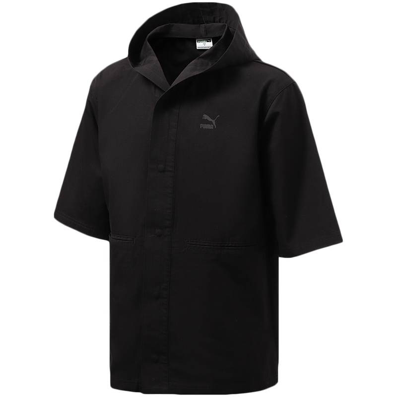 【自营】PUMA彪马男装运动服休闲梭织连帽短袖外套