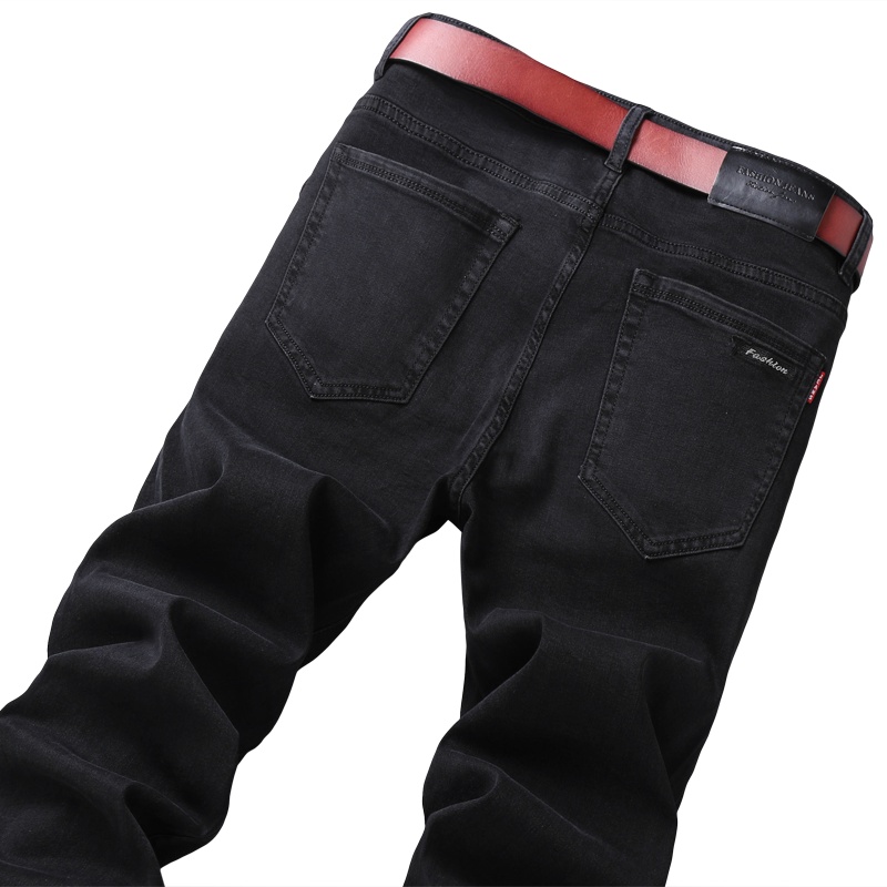 2021秋冬新款商务休闲牛仔裤 男弹力修身直筒男士牛仔裤男长裤子吉普战车JIPUZHANCHE