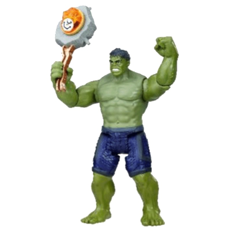 孩之宝(Hasbro)复仇者联盟电影系列浩克英雄人物公仔E0571 4岁+ 动漫玩具动漫周边儿童新年节日生日礼物