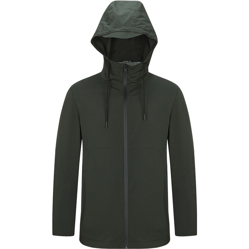 柒牌SEVEN男装夹克男士风衣连帽商务休闲时尚修身外套