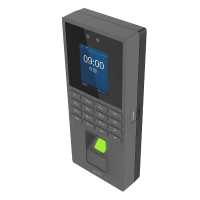 得力(deli) M 13888人脸指纹混合识别考勤机(银黑)
