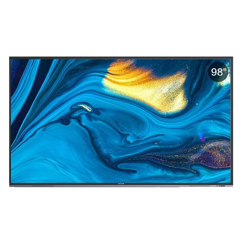 MAXHUB W98PNA 98英寸显示器液晶教育商用巨幕HDR投影 4K超高清企业智慧屏+无线传屏器2个+移动脚架