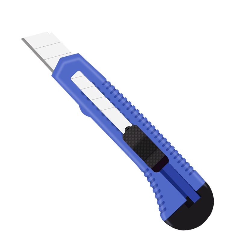 [苏宁自营]保拉(Paola) 18mm双色美工刀 裁剪刀 裁纸刀 墙纸刀(10把)2002-10