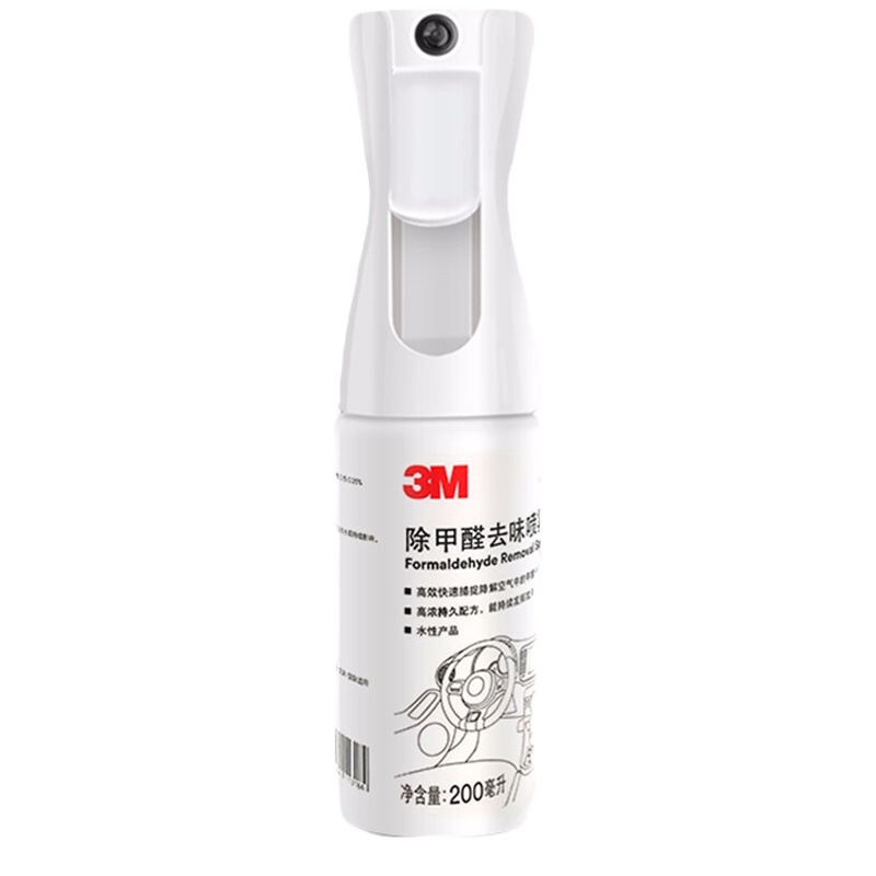 3M除甲醛车内甲醛净化剂新房新车家用除味剂PN38360去手持除味除醛喷雾剂24瓶