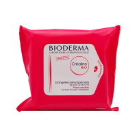 法国Bioderma 贝德玛舒妍卸妆洁面湿纸巾25片抽 卸妆棉 100