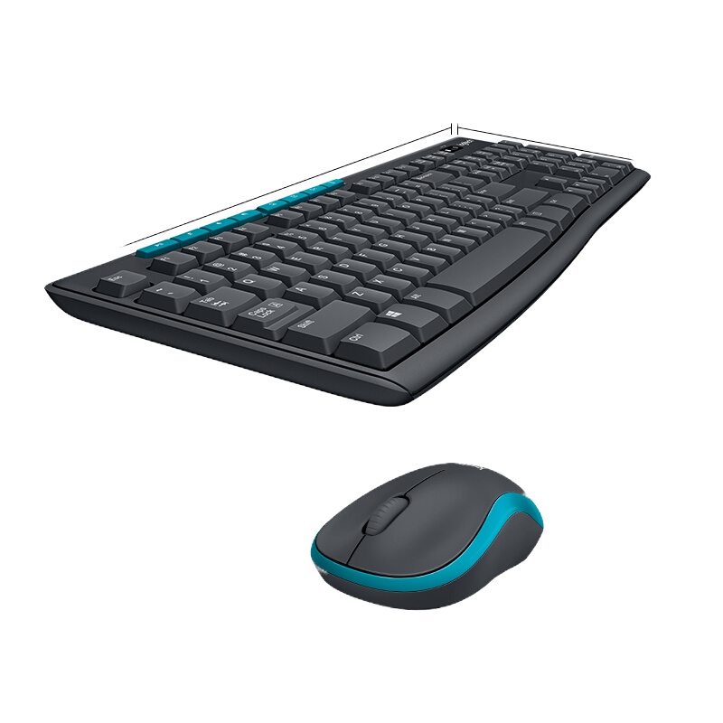 罗技(Logitech)MK275 无线光电键鼠套装 无线鼠标无线键盘套装
