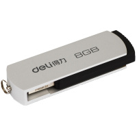 得力(deli)3720 U盘 8G(银色) 单只装