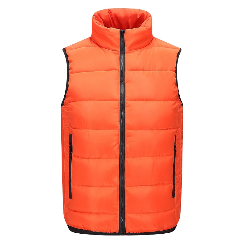 立领羽绒棉马甲 MAA-047 男女防寒保暖马甲工作服棉坎肩 (件)