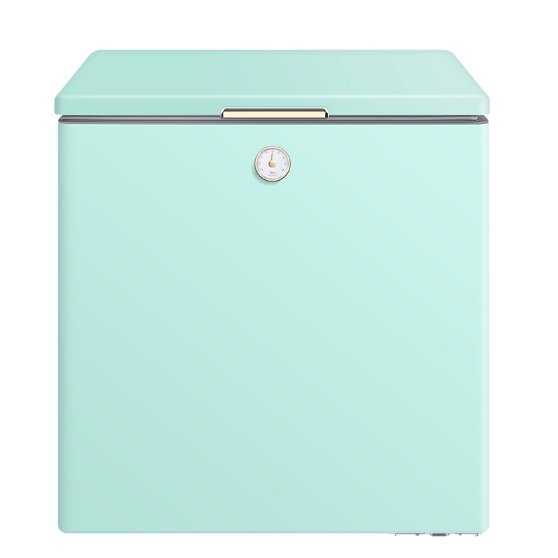 [囤货储鲜]美的(Midea)202升家用母婴冰柜冷藏冷冻转换顶开门小型迷你冷柜卧式冷柜BD/BC-202KMT(E)