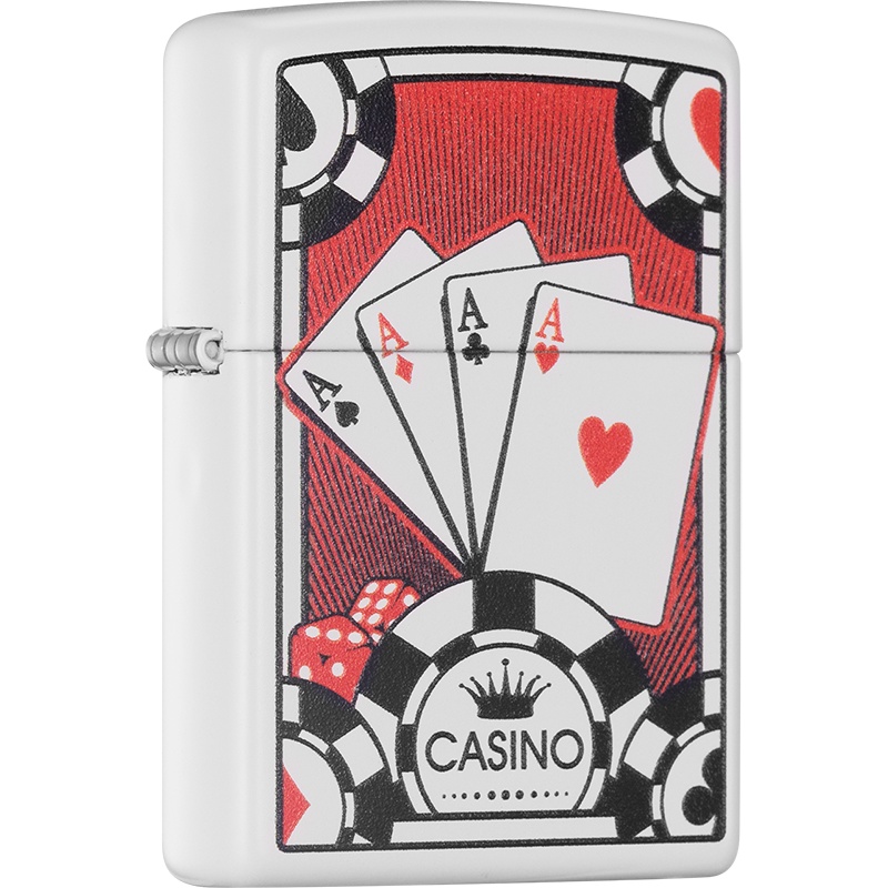 zippo芝宝打火机美国原装ZIPPO之宝防风煤油打火机胜卷在握 29690-065347