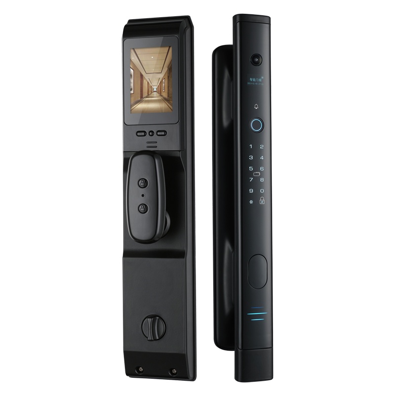 希箭 指纹锁密码锁家用防盗门酒店门锁电子锁全自动刷卡锁 R5全自动智能锁