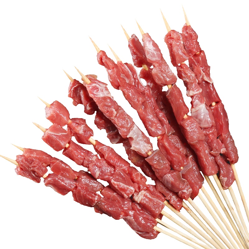 【中华特色】包头馆 福尼斯牛肉串内蒙草原黄牛肉串烧烤食材原味10串180g 华北