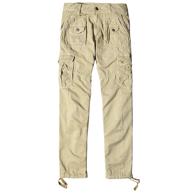 简号青少年型男硬汉军旅风多口袋工装长裤男纯棉透气免烫四季品质耐磨休闲大码男装裤子男FH-3380
