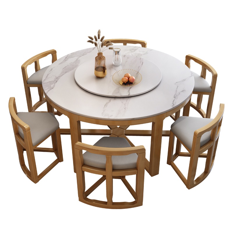 锐取茶台岩板茶桌椅组合现代中式小户型实木茶台椅办公茶桌椅洽谈桌 仿古胡桃色功夫茶台