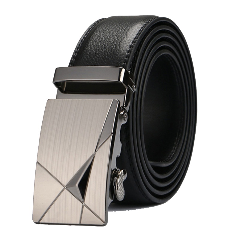 男士皮带自动扣皮带时尚潮流休闲牛皮腰带皮带男
