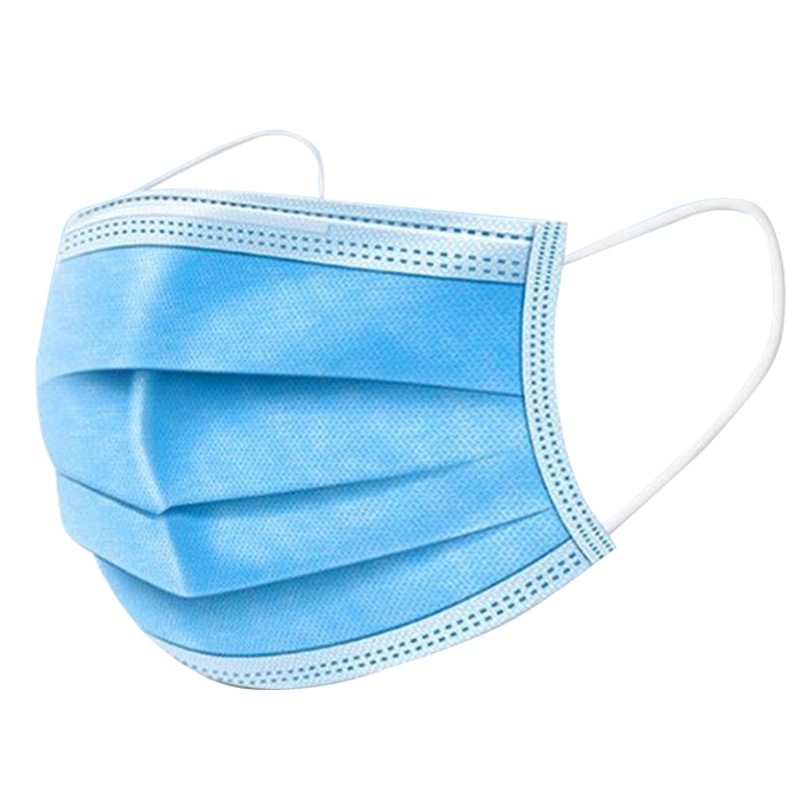 50只装一次性防护口罩真空包装3层防护熔喷布过滤-批采用(单拍不发货)