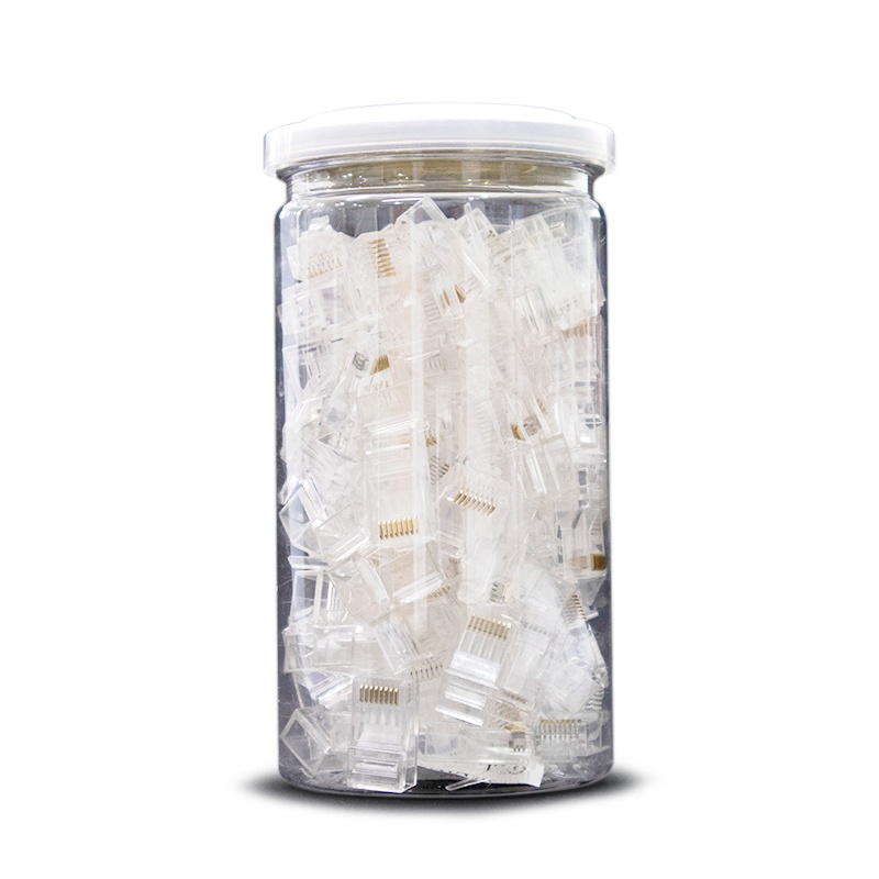 易玛杰 超五类非屏蔽水晶头 ES1005 100个/件(单位:件)