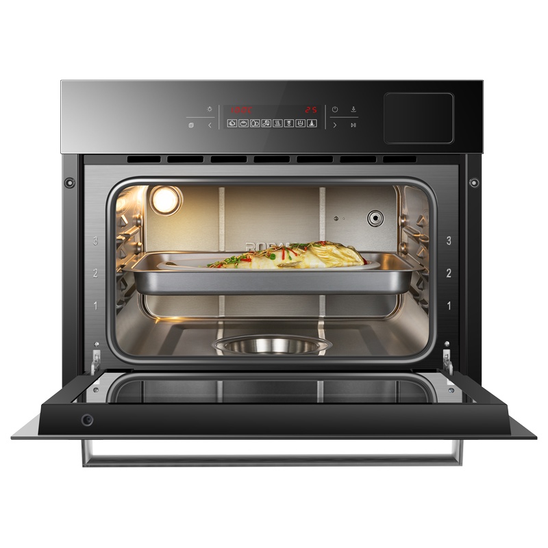 老板(ROBAM)嵌入式蒸箱家用40L电蒸箱 顶部不滴水 1度精控自动安全门锁 智能多功能3层搁架 蒸汽炉S273X