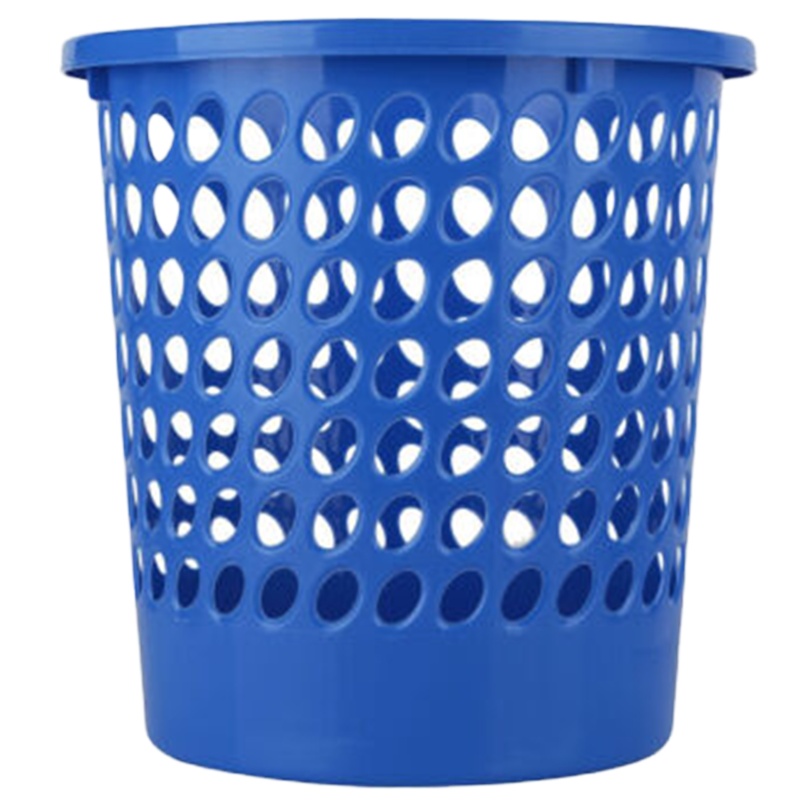 得力(deli)9556垃圾桶家用/垃圾篓/塑料圆形纸篓 直径24cm (单个装)