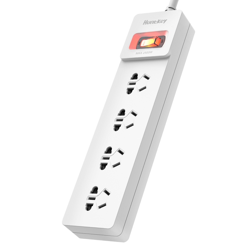 航嘉插座延长线多功能插头转换器家用多孔拖线板带线四位排插SSH401