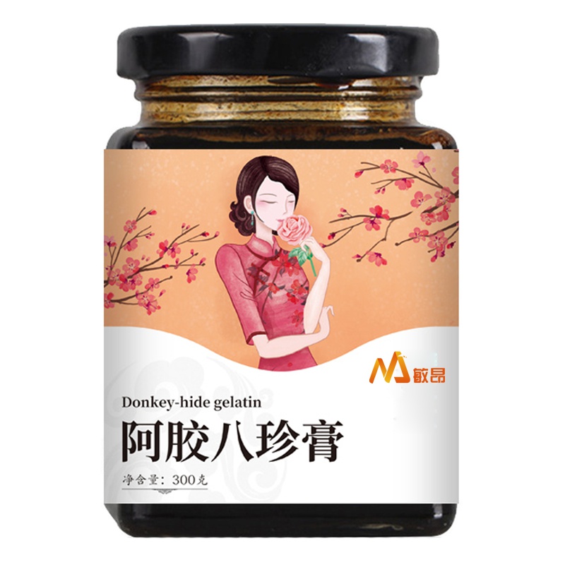 聚修堂(JUXIUTANG) 阿胶八珍膏 300克/瓶装四物汤女滋补汤膏月经阿胶八珍膏