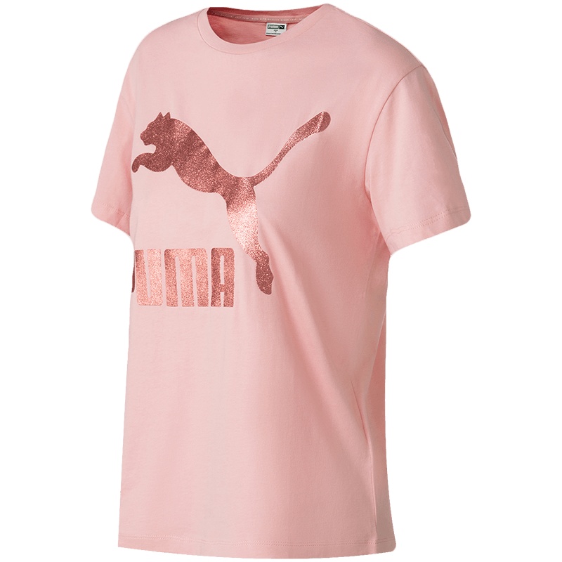 彪马PUMA女装娜扎同款运动服休闲圆领短袖T恤530005