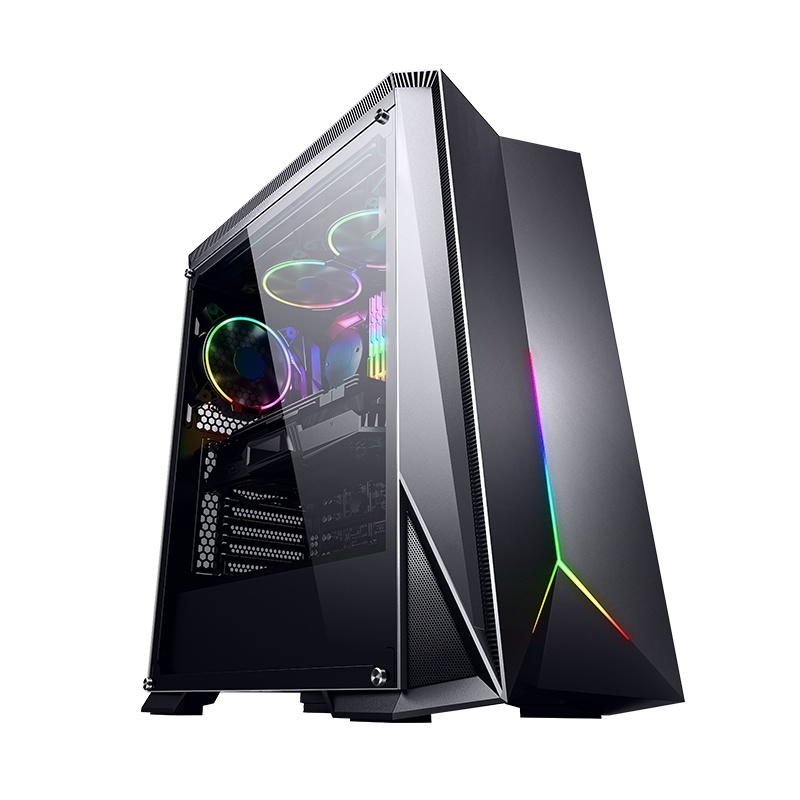 鑫谷幻刺PRO台式机电脑机箱静音个性七彩MATX/ATX水冷机箱全侧透