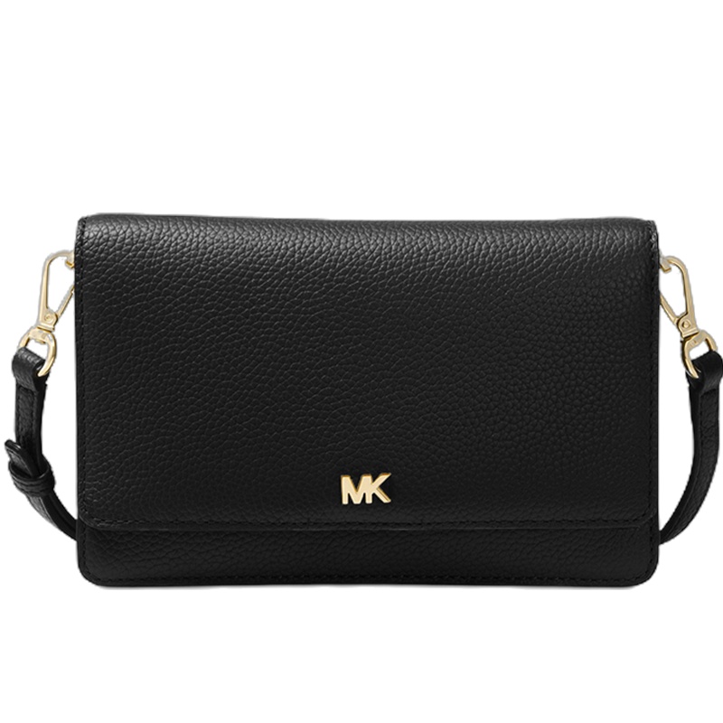 [直营]迈克·科尔斯(MICHAEL KORS)Phone Crossbody MK 牛皮女包搭扣单肩包斜挎包手机包