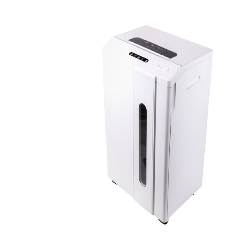 得力(deli)德国七级高保密碎纸机 军工级安全 30L大容量 30分钟连续碎纸机14408