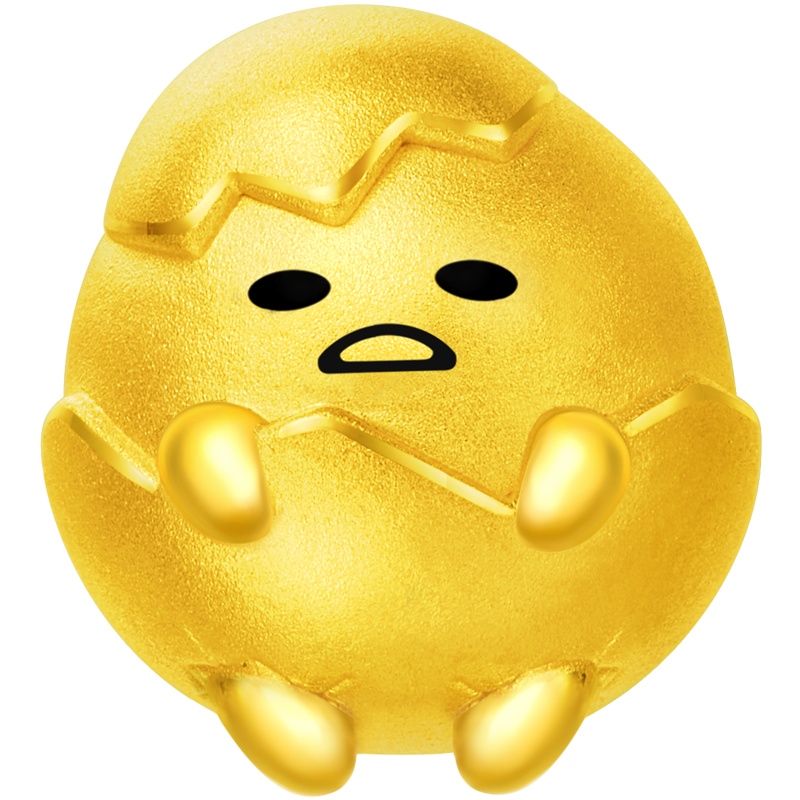 周大福金吊坠X三丽鸥系列蛋哥转运珠足金金吊坠R22975