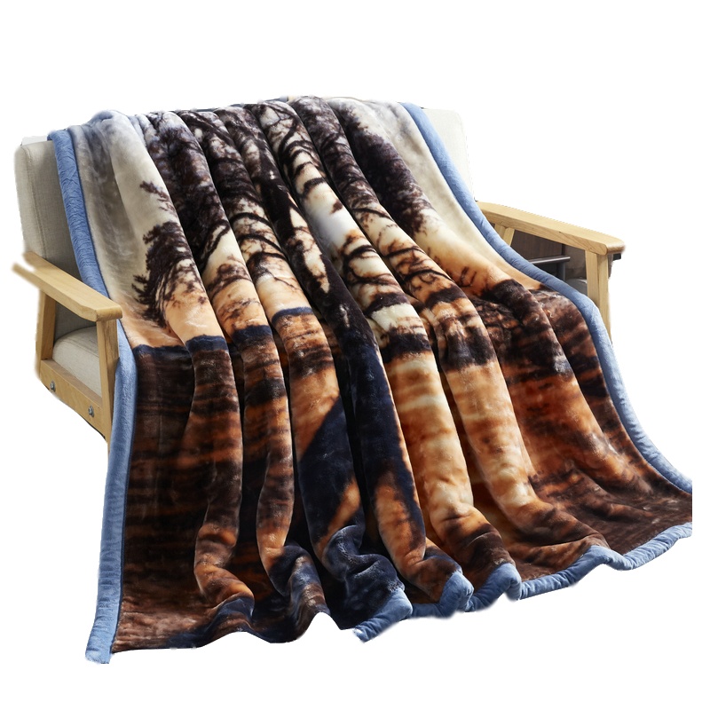 唛乐斯Mallas超柔毛毯 双层双面云毯 中国传统婚庆保暖毯子 双层加厚活性印染工艺