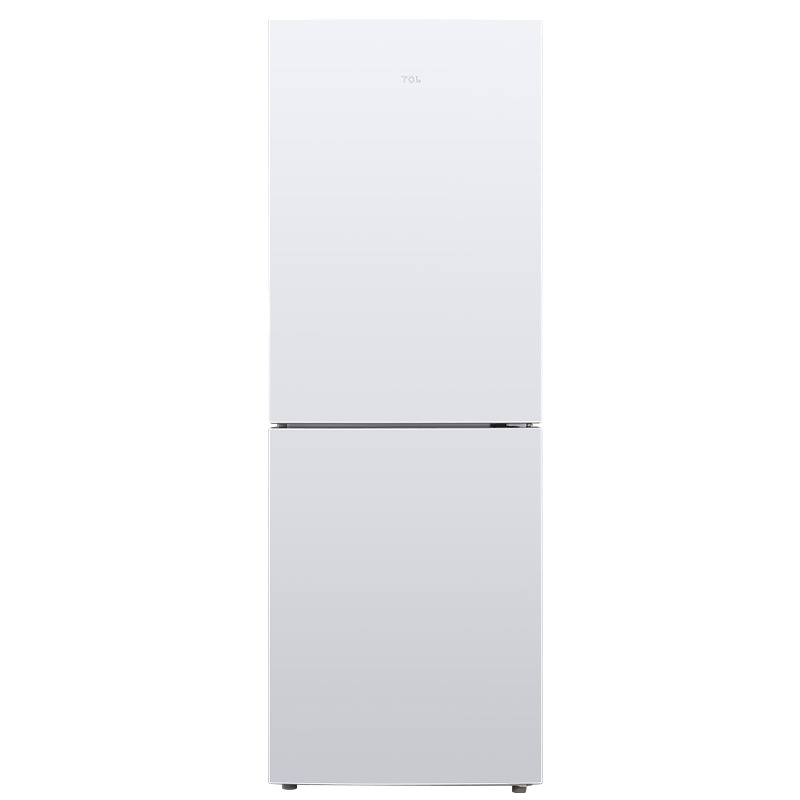 TCL186升 迷你家用双门小冰箱 风冷无霜 节能变频风机 BCD-186WZA50珍珠白